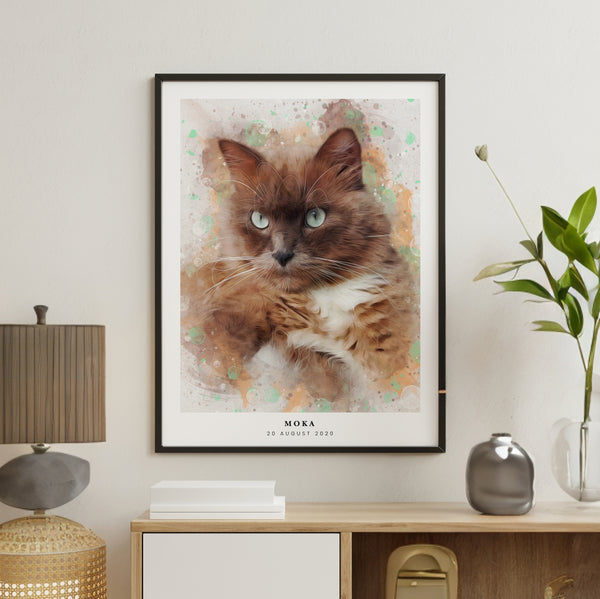 PetsPortrait Aquarel Pet Portrait