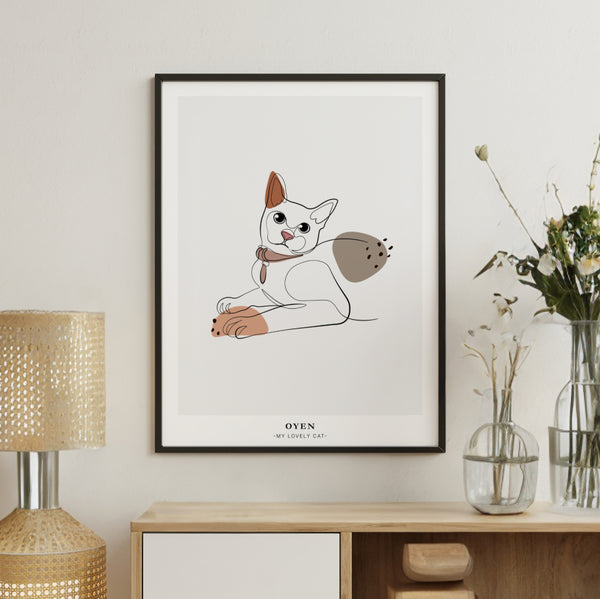 PetsPortrait Line Art Pet Portrait