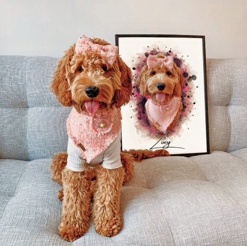 PetsPortrait Waterverf Huisdieren Portret