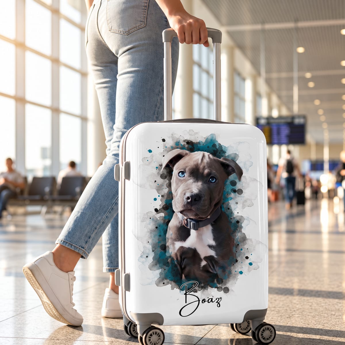PetsPortrait koffer in de stijl Waterverf