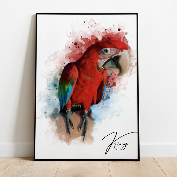 PetsPortrait Waterverf Huisdieren Portret