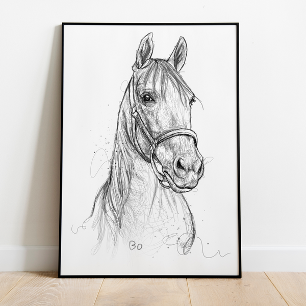 PetsPortrait Scribble Pet Portrait