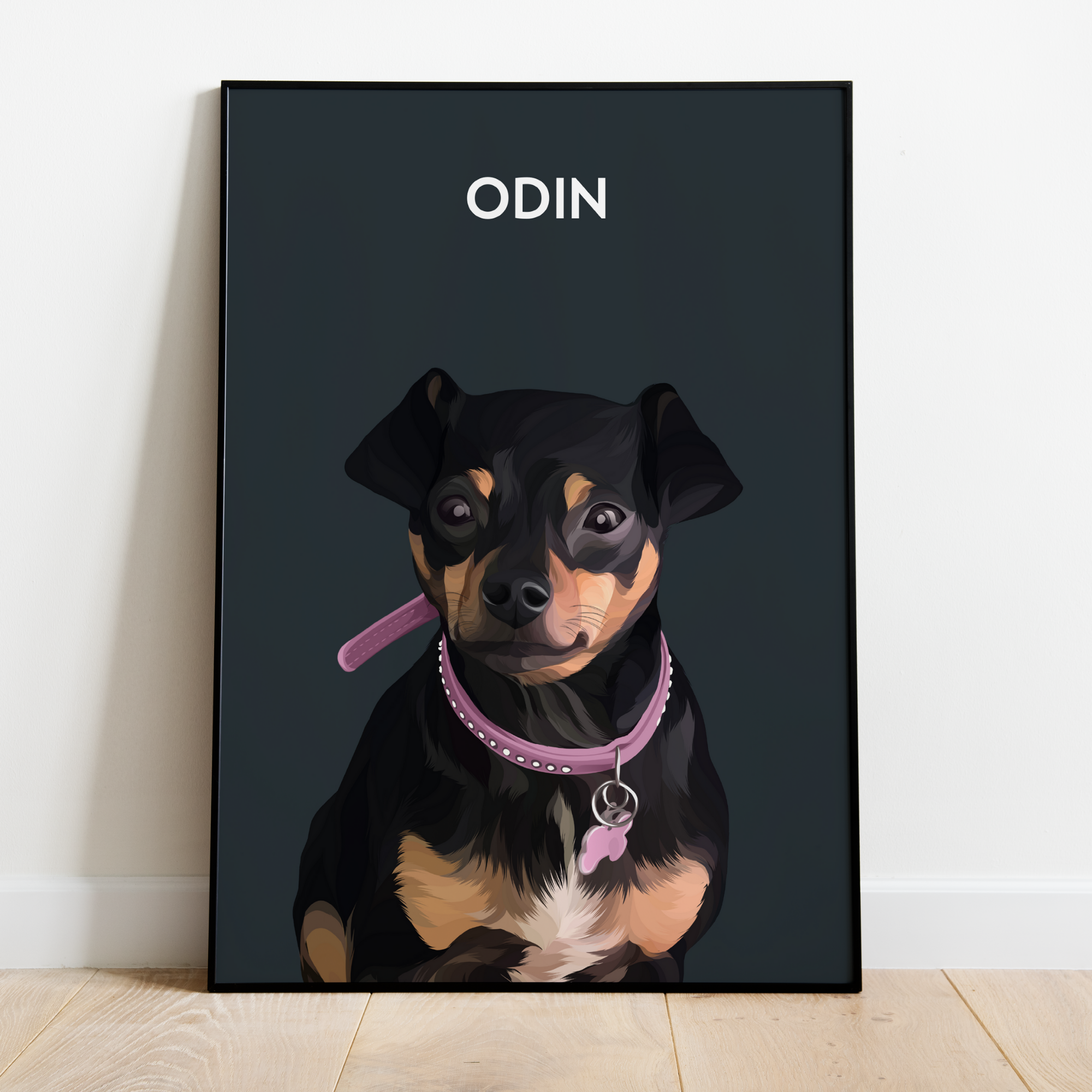 PetsPortrait Cartoon Huisdieren Portret