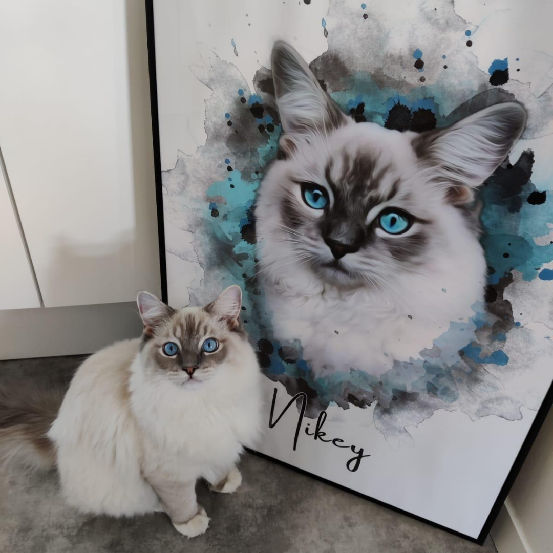 PetsPortrait Portrait d'animaux à l'aquarelle