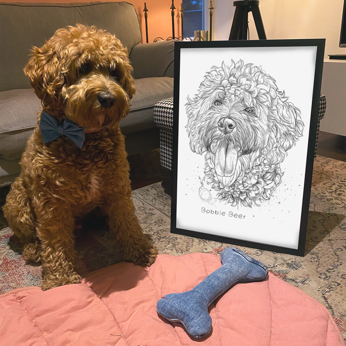 PetsPortrait Scribble Haustierporträt
