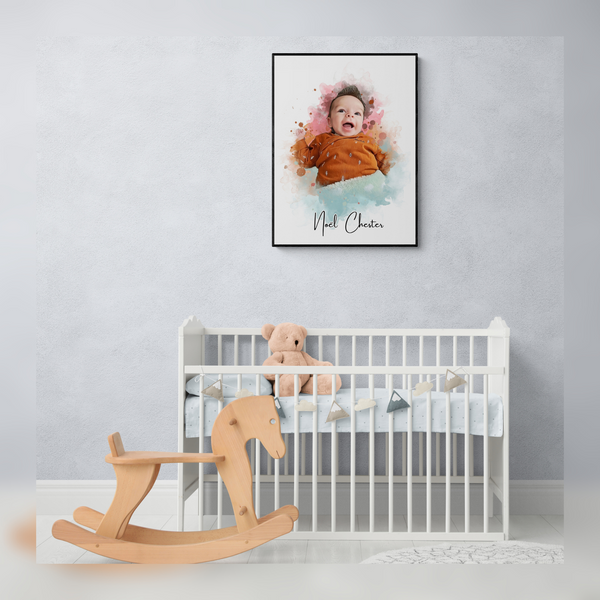 PetsPortrait Waterverf Familie & Kids Portret