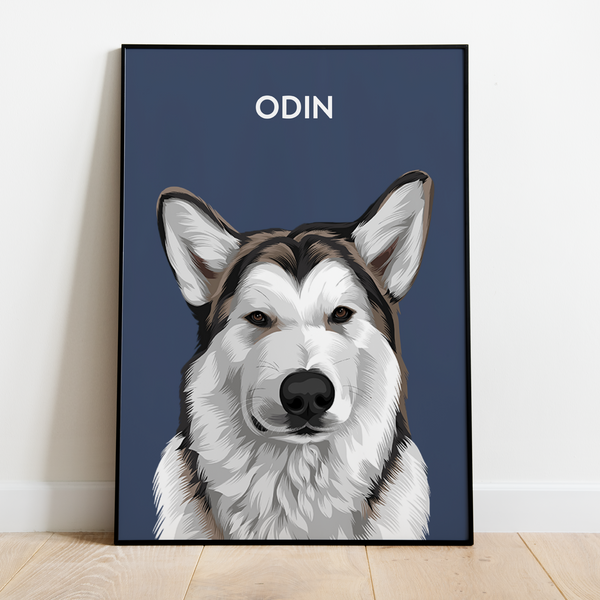 PetsPortrait Cartoon Huisdieren Portret