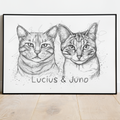 PetsPortrait Scribble Pet Portrait