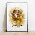 PetsPortrait Waterverf Familie & Kids Portret