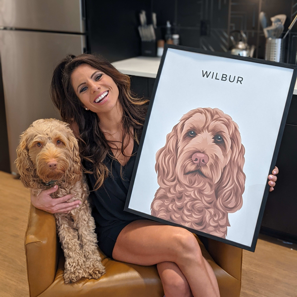 PetsPortrait Cartoon Huisdieren Portret