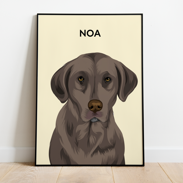 PetsPortrait Cartoon Huisdieren Portret