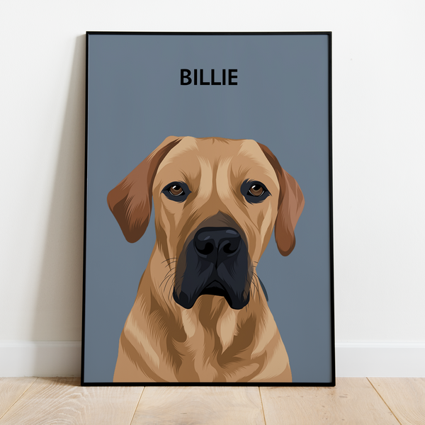 PetsPortrait Cartoon Huisdieren Portret