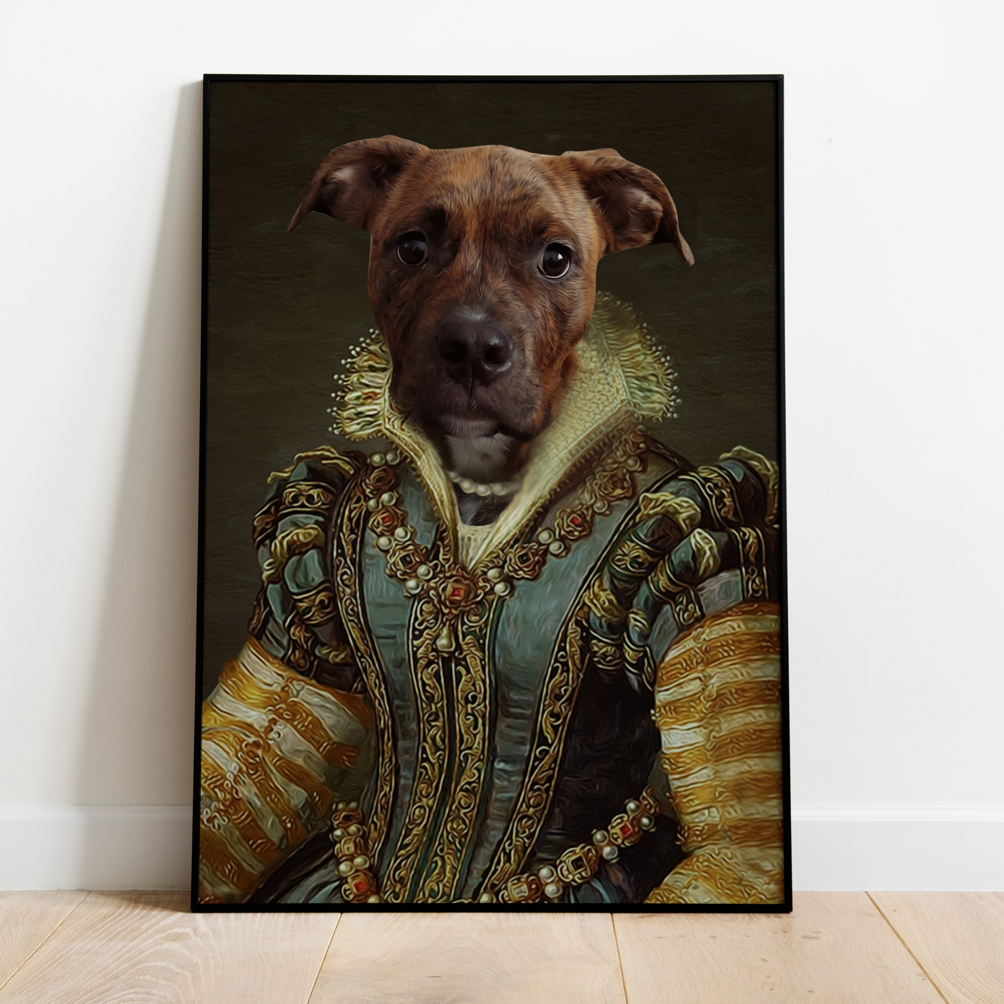 De Koning - Renaissance Huisdieren Portret