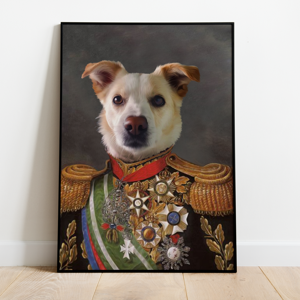 De President - Renaissance Huisdieren Portret